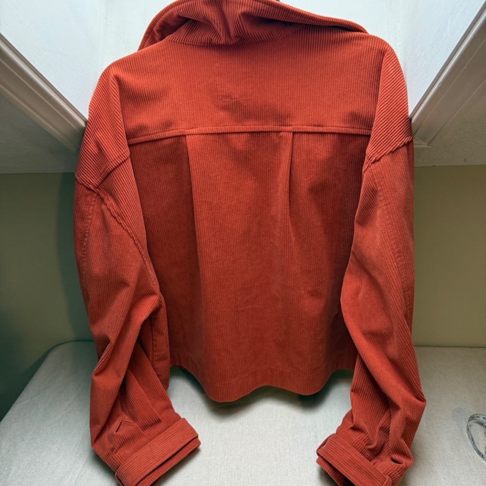 Avec Les Filles Oversized Corduroy Button Down Top Jacket XL - Picture 9 of 10